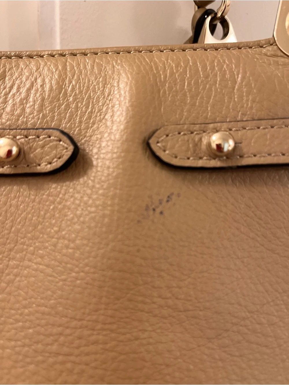 Belle & Bloom Camel Genuine Leather Tote